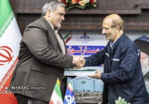 برگزاری آیین امضای قرارداد میان شرکت ملی مناطق نفتخیز جنوب و شرکت صنایع الکترونیک شیراز