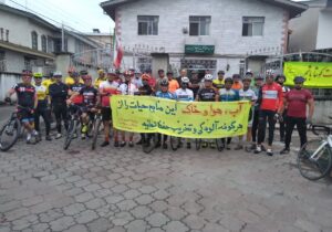 تور بزرگ دوچرخه‌سواری در لاهیجان برگزار شد