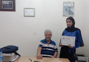 هدیه بایزیدی، فارغ التحصیل بازیگری از کالج سینمایی آپادانا