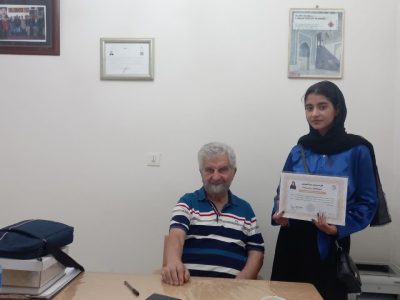 هدیه بایزیدی، فارغ التحصیل بازیگری از کالج سینمایی آپادانا